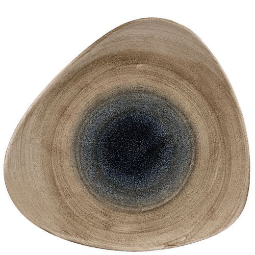 Triangular Plate 28.5 cm Stonecast Aqueous Bayou - Churchill