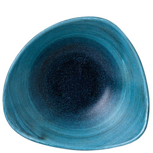 Dreieckige Schale 23,5 cm Aqueous Lagoon - Churchill