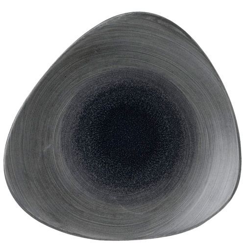 Triangular Plate 28.5 cm Stonecast Aqueous Fjord - Churchill