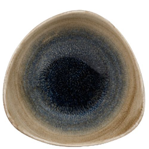 Triangular Bowl 18.5 cm Stonecast Aqueous Bayou - Churchill