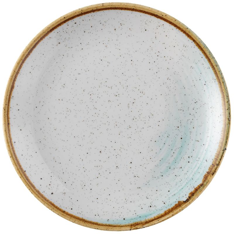Flat Plate 16.5 cm Stonecast Accents Duck Egg - Churchill