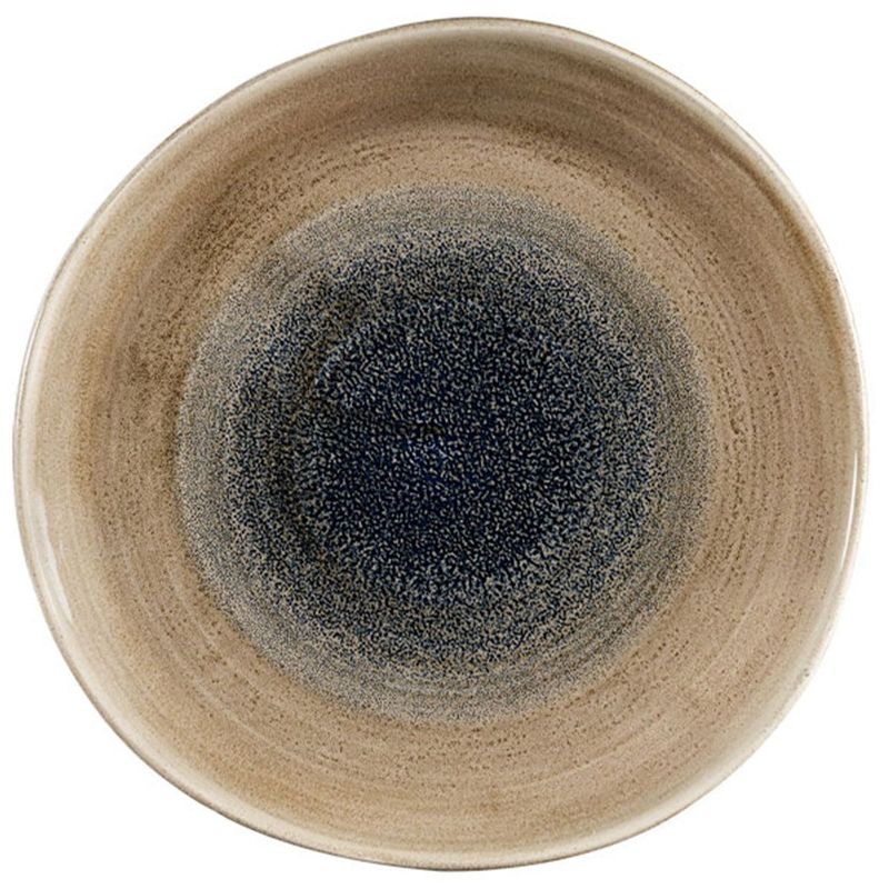 Organic Deep Plate 25.3 cm Stonecast Aqueous Bayou - Churchill