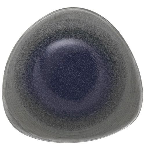 Triangular Bowl 18.5 cm Stonecast Aqueous Fjord - Churchill