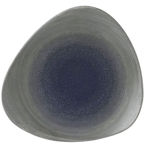 Triangular Plate 19.2 cm Stonecast Aqueous Fjord - Churchill