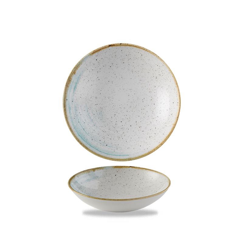 Deep Plate 18.2 cm Stonecast Accents Duck Egg - Churchill