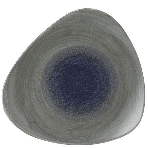 Triangular Plate 31.1 cm Stonecast Aqueous Fjord - Churchill