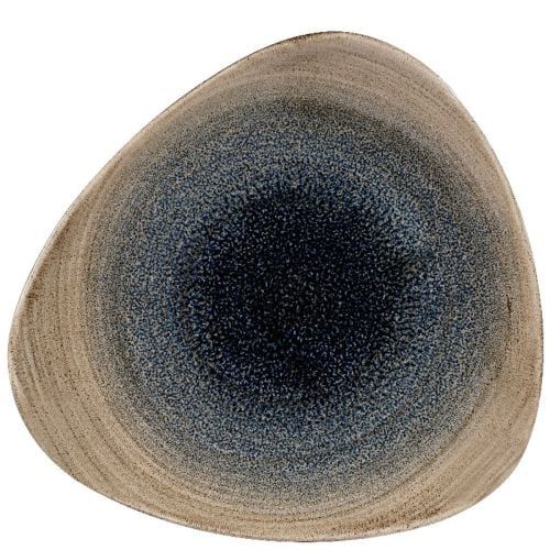 Triangular Plate 20.3 cm Stonecast Aqueous Bayou - Churchill