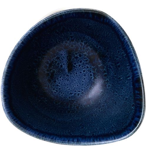 Triangular Bowl 15.3 cm Stonecast Plume Ultramarine - Churchill