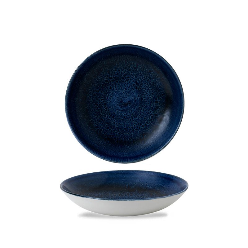 Deep Plate 24.8 cm Stonecast Plume Ultramarine - Churchill