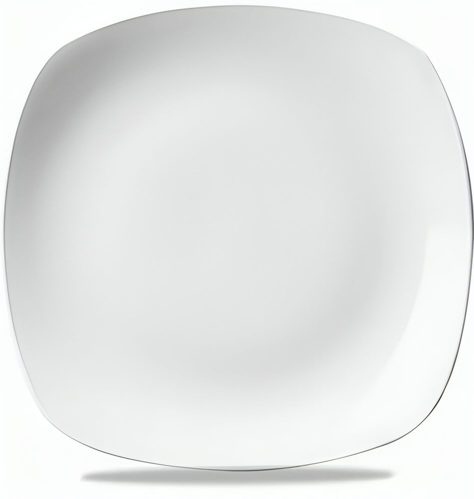 Square Plate 25.2 cm X Squared White - Churchill