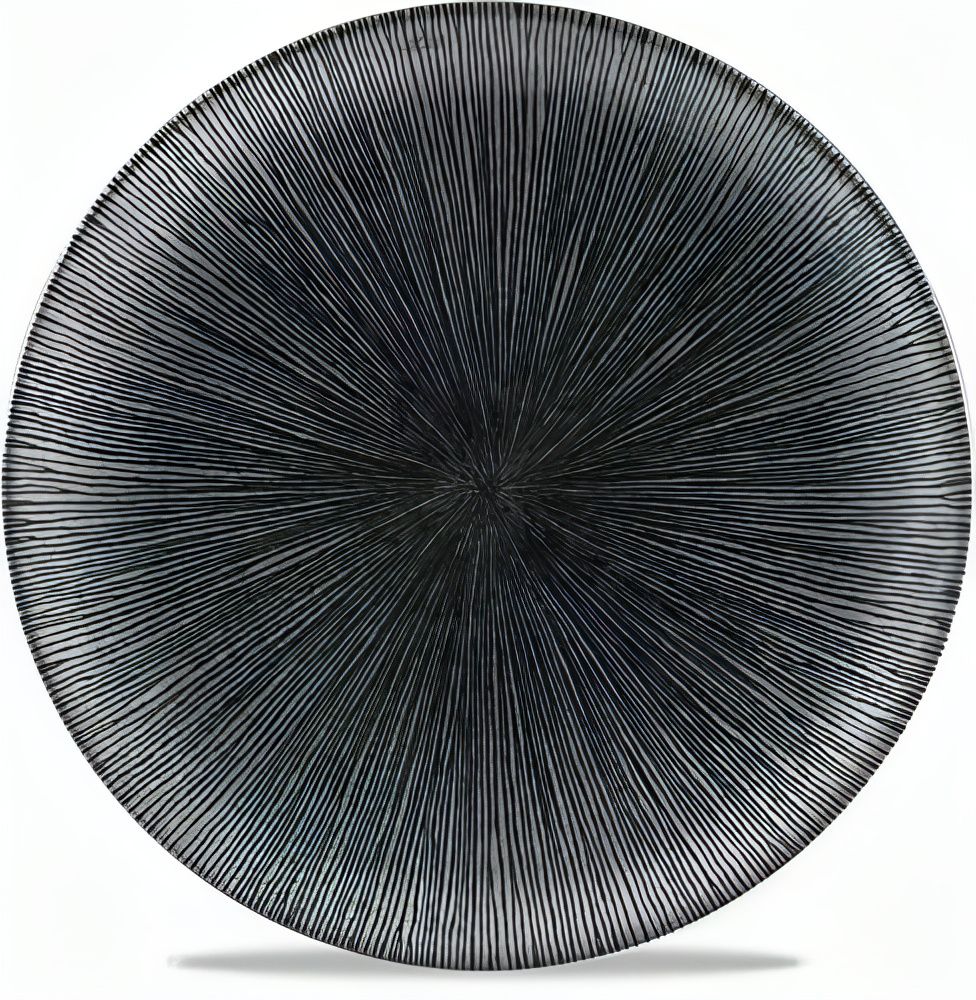 Dinner Plate 26 cm Studio Prints Homespun Agano Black - Churchill