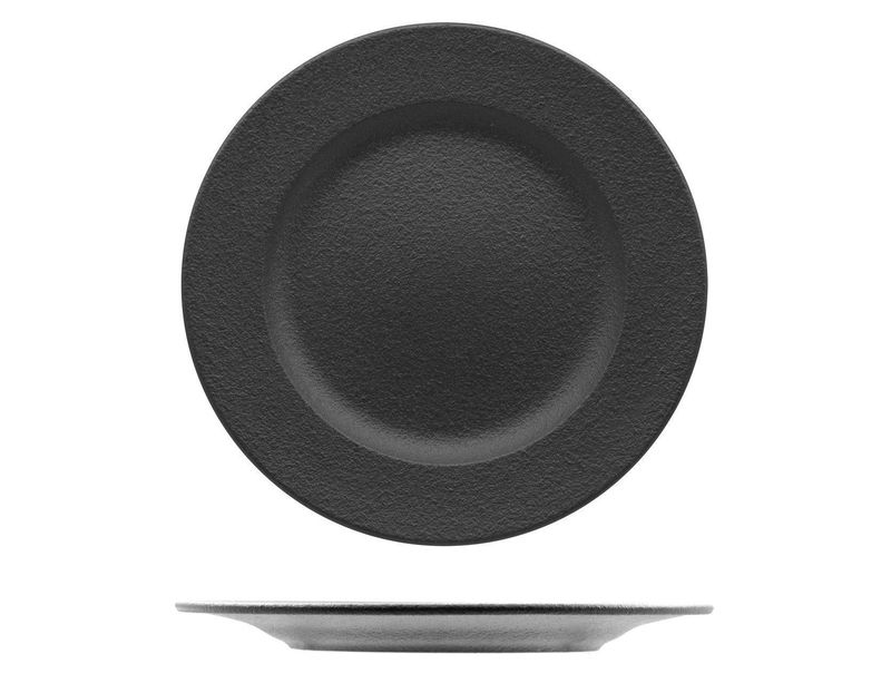 Flacher Teller 27 cm Black Dazzle - Ariane