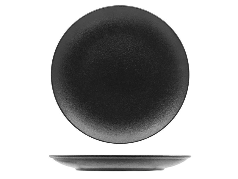 Flacher Coupe - Teller 27 cm Black Dazzle - Ariane