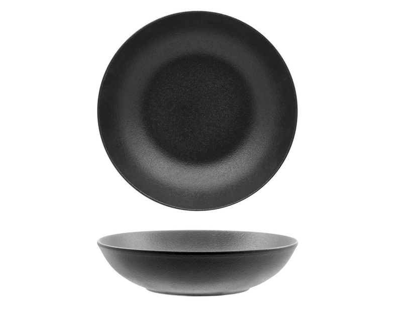 Tiefer Teller 21 cm Black Dazzle - Ariane