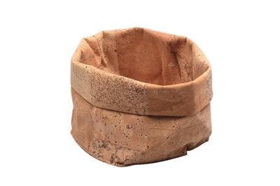 Cestino Ilsa 18 cm in sughero naturale per pane tavola horeca