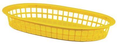 Piazza - Oval Basket 28 x 18 cm Yellow