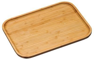 Kesper tray 37.5x27.5 cm natural wood for horeca use