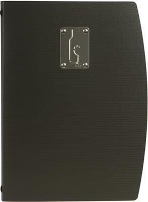 Securit wine list 34x25 cm black Rio for horeca use