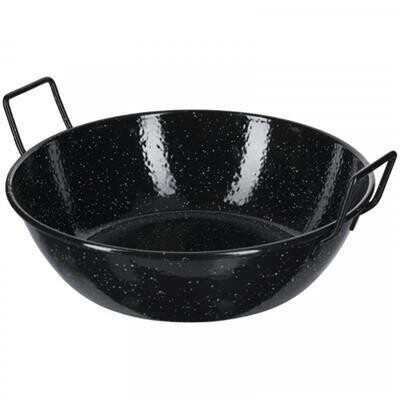 Deep Pan 2 Handles 14 cm Enamelled Iron - Garcima