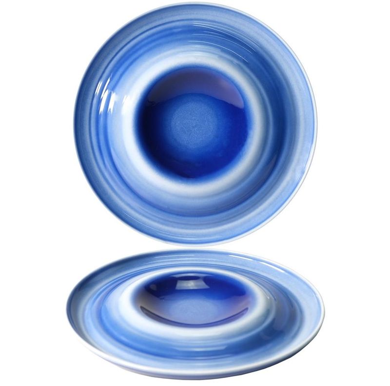30 cm Wave porcelain plate Agma Marino Costa Verde for horeca use