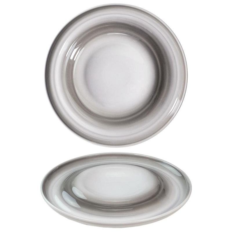 30 cm Wave porcelain plate Agma Breeze Costa Verde for horeca use