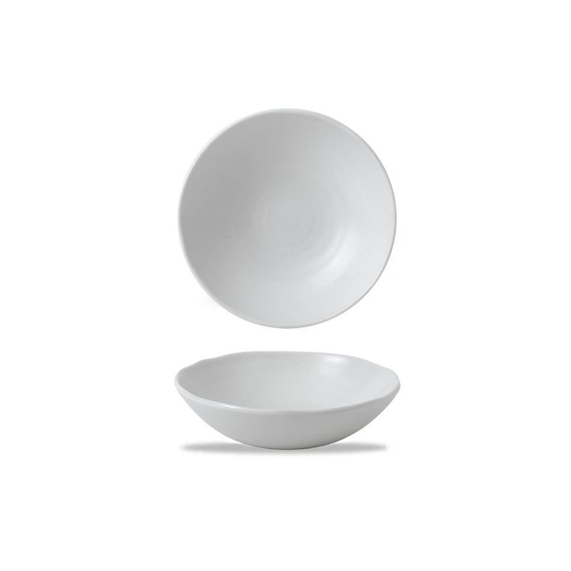 Deep Coupe Plate Organic 15 cm White - Dudson