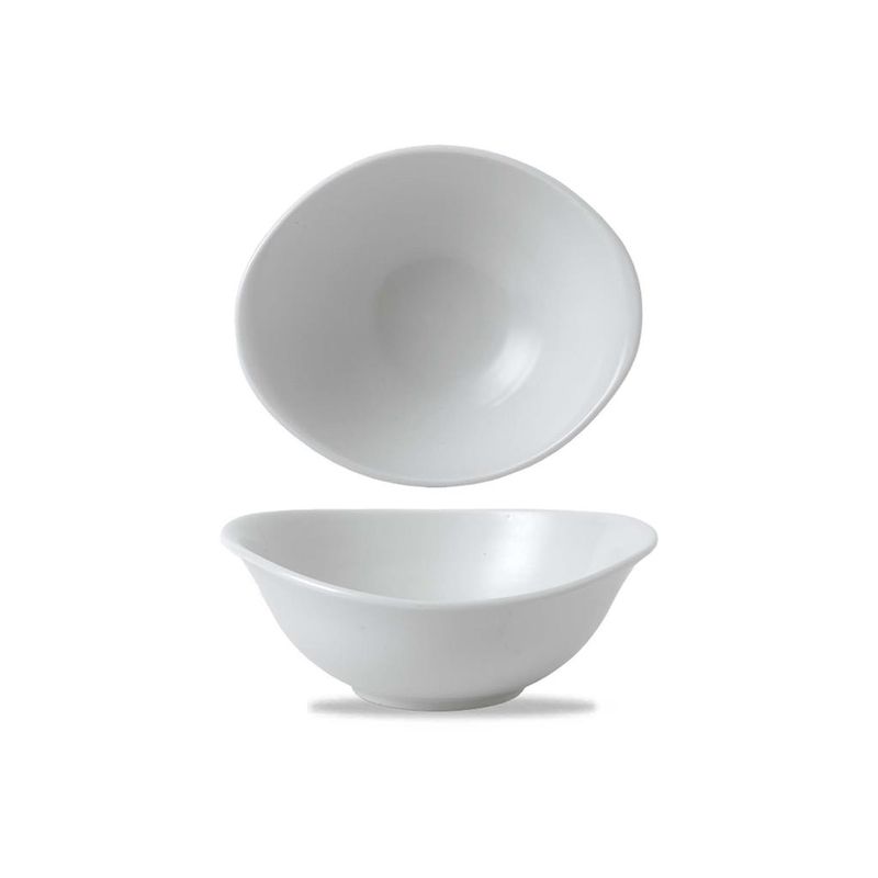Oval Bowl 19.9 x 16.8 cm White - Dudson