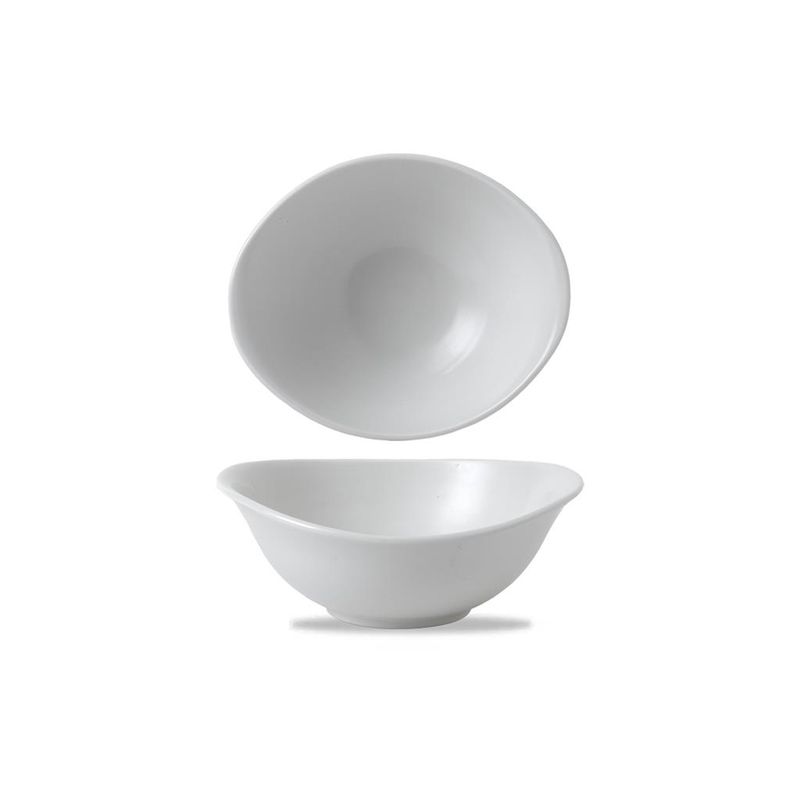 Oval Bowl 17.4 x 14.7 cm White - Dudson