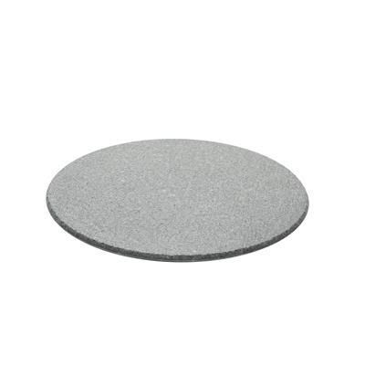 Round Plate 40 cm Grey Melamine Stone - Tirolix