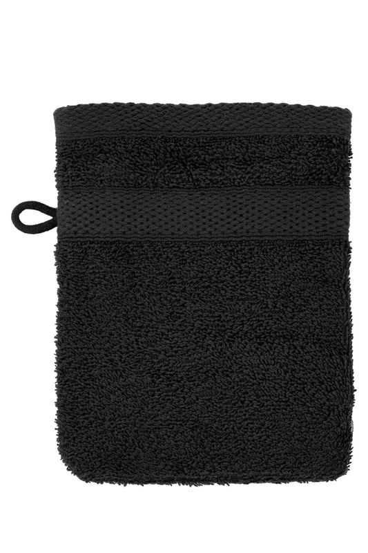Set of 2 Sponge Mitts 15 x 21 cm Black - Tirolix