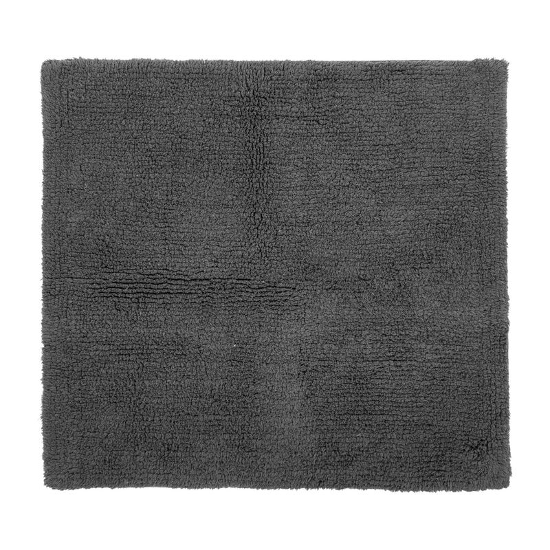 Bath Mat in Terry Cloth 60 x 60 cm Grey - Tirolix