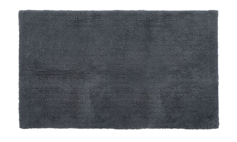 Bath Mat in Terry Cloth 60 x 100 cm Gray - Tirolix