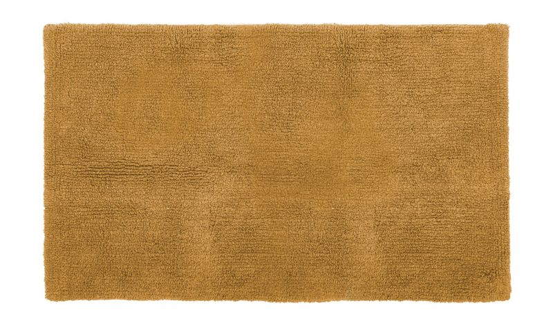 Bath Mat in Terry Cloth 60 x 100 cm Mustard Camel - Tirolix