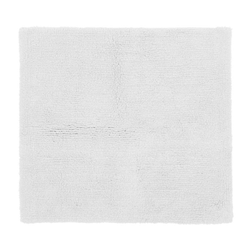 Bath Mat in Terry Cloth 60 x 60 cm White - Tirolix