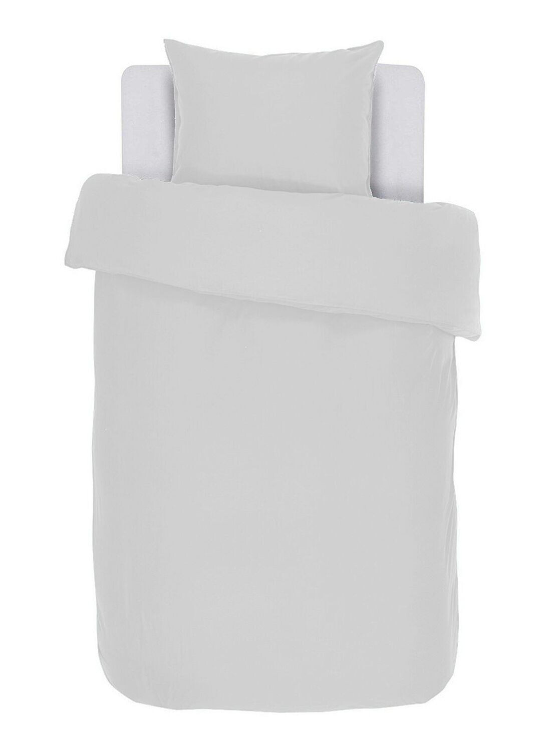 Duvet Cover with Pillowcase 140 x 200 cm Light Grey - Tirolix