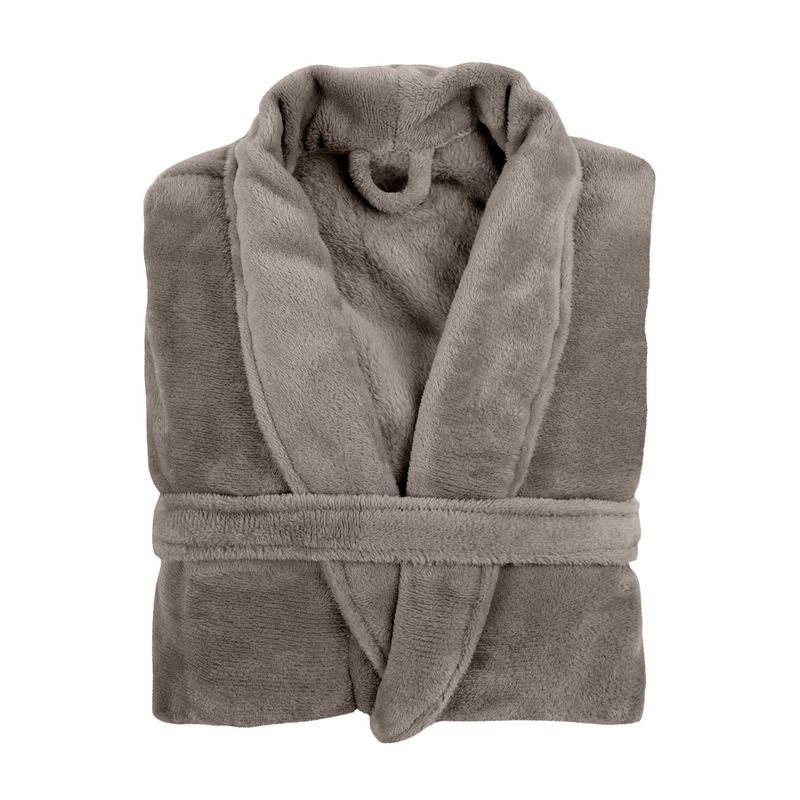 Microfleece Robe S/M Taupe - Tirolix