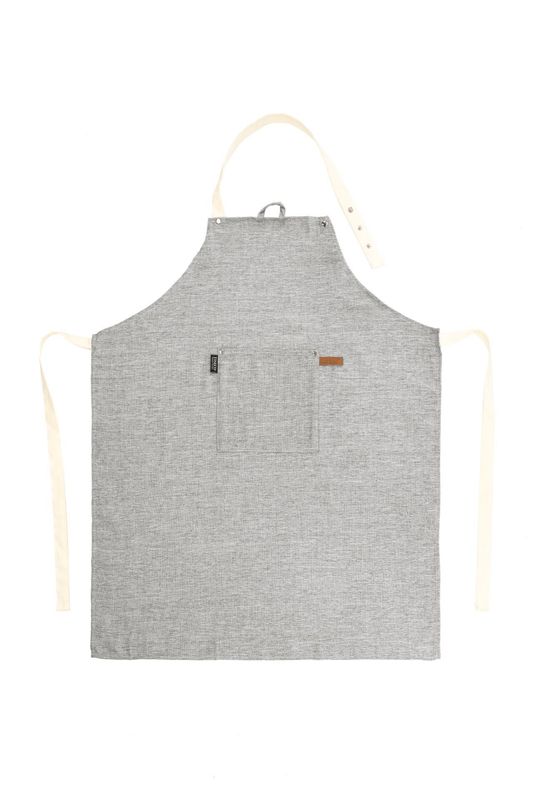 Melange Apron 68 x 85 cm Gray - Tirolix