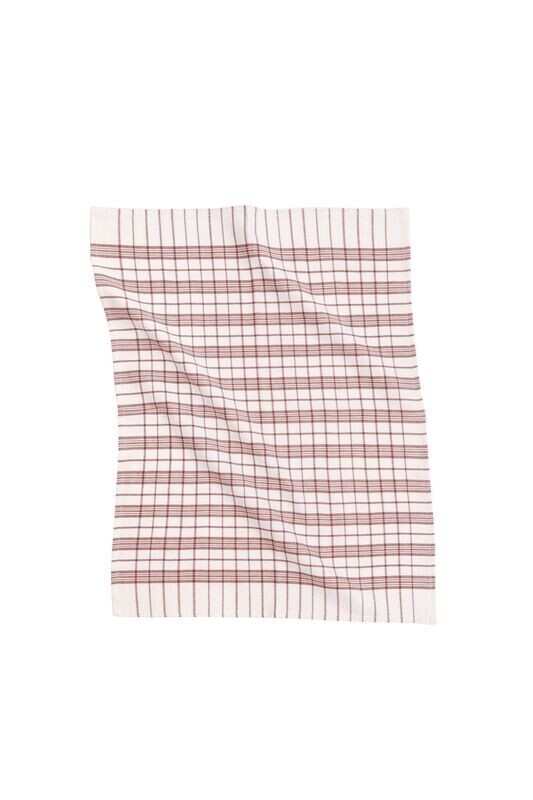 Tirolix dish towels 3 pieces red cotton 50x70 cm washable 60°C