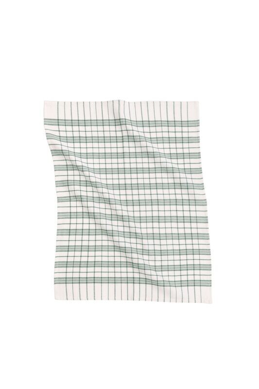 Tirolix dish towels 3 pieces green cotton 50x70 cm washable 60°C