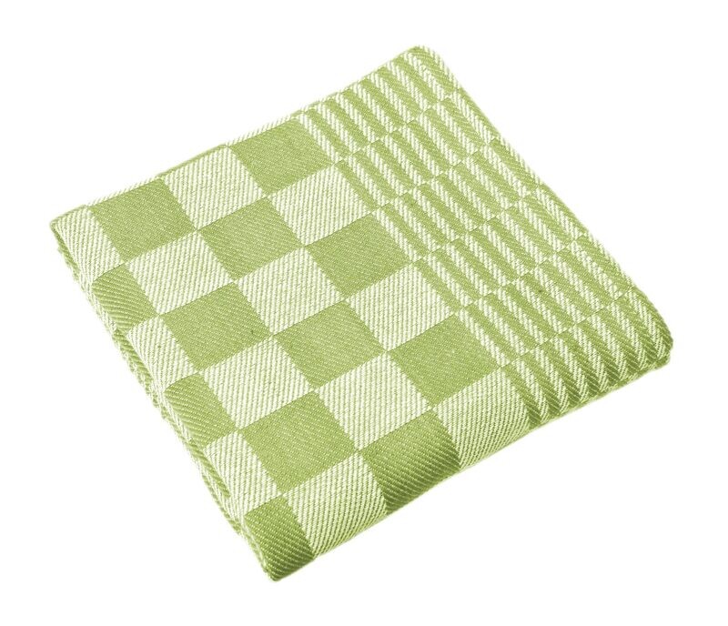 Checkered Dish Towels/Tea Towels 6 Pieces 65 x 65 cm Lime - Tirolix