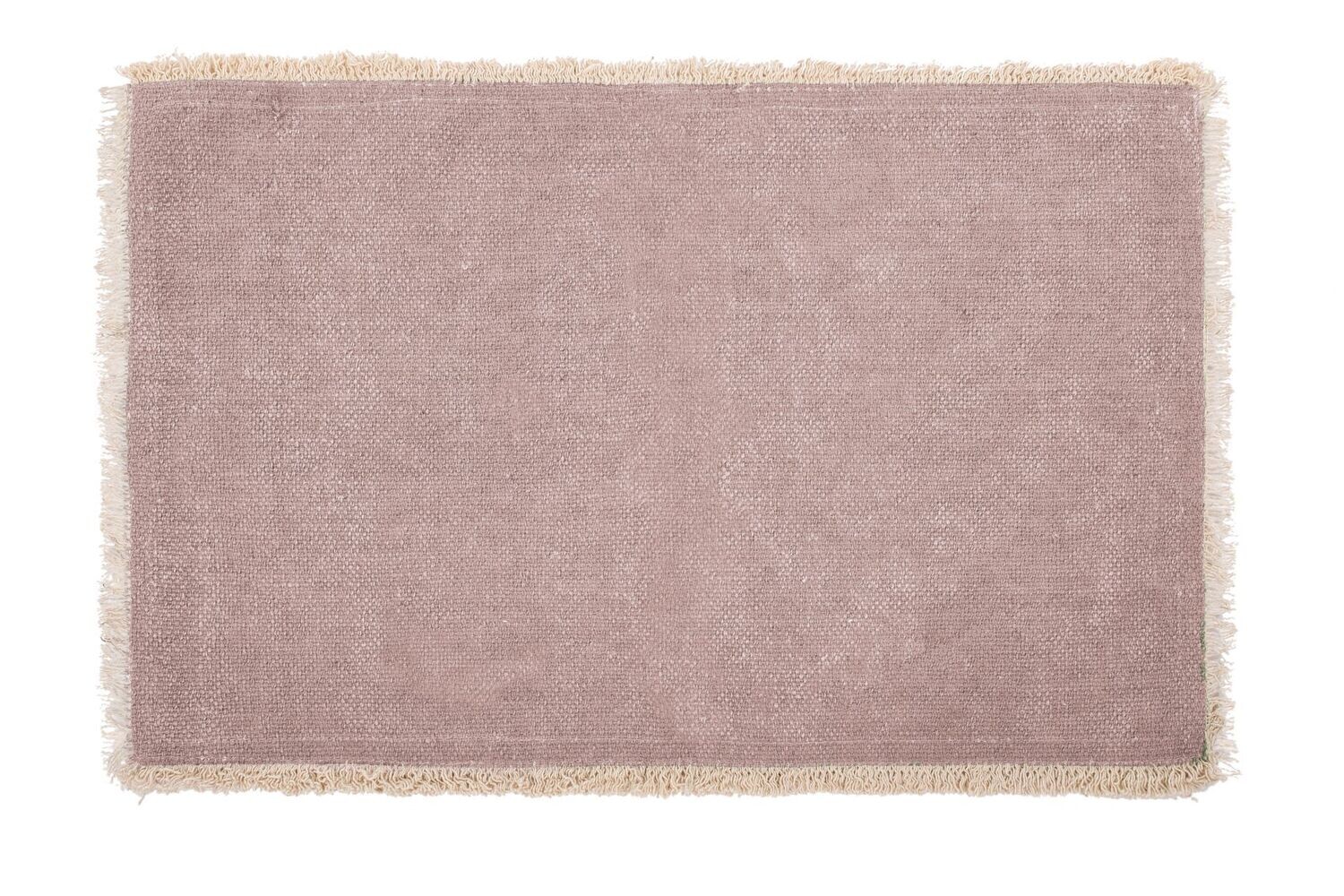 Placemat Small Fringes 33x48 cm Mauve - Tirolix