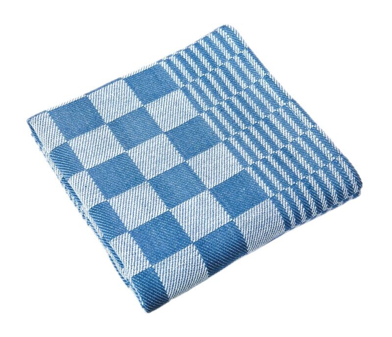 Checked Tea Towels 6 Pieces 65 x 65 cm Blue - Tirolix