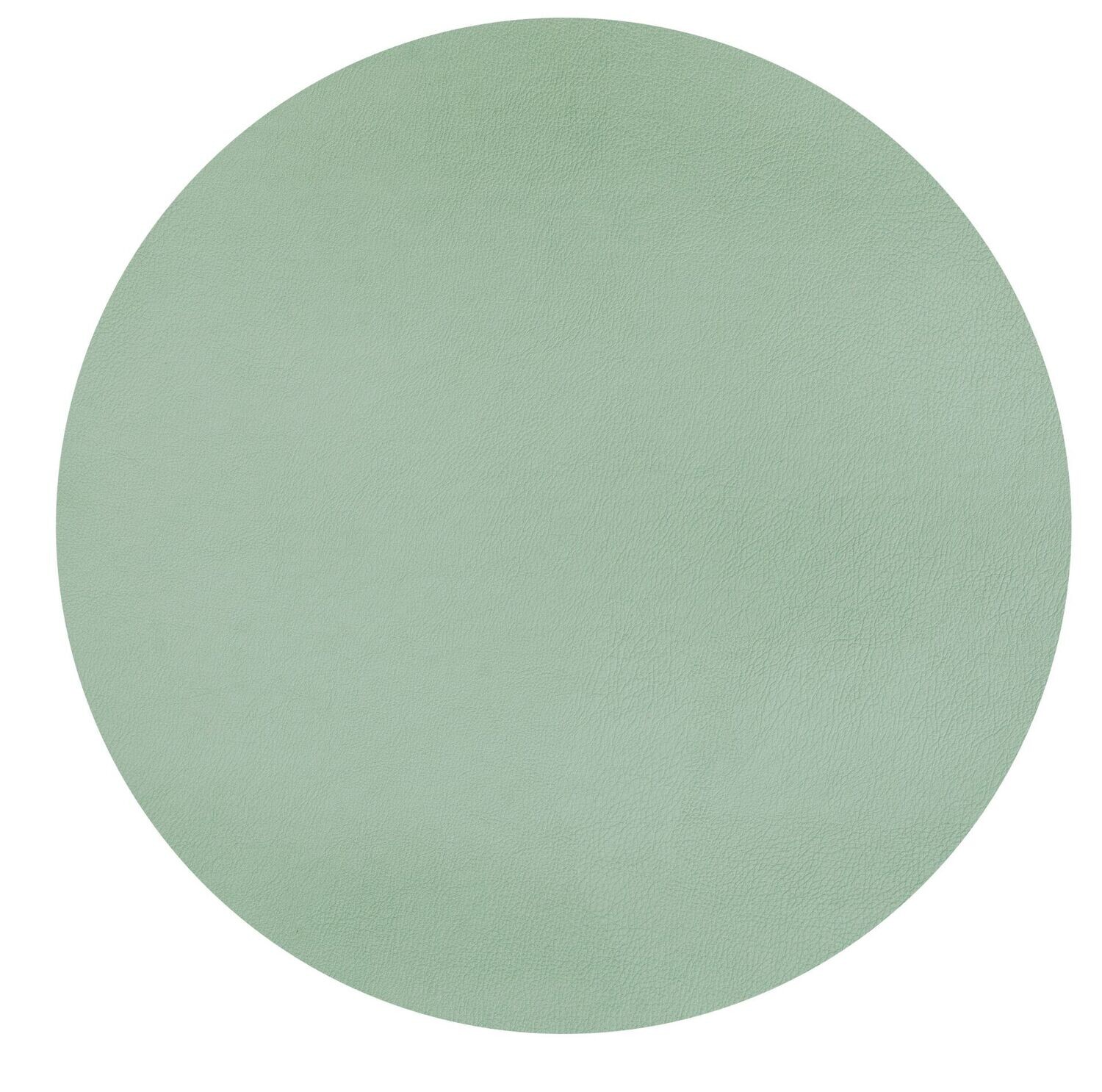 Round Eco-leather Placemat 38 cm Green - Tirolix