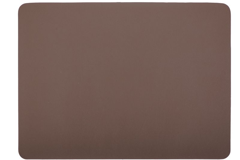 Faux Leather Placemat 33x45 cm Brown - Tirolix