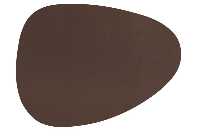Eco-leather Placemat 43x22 cm Brown - Tirolix