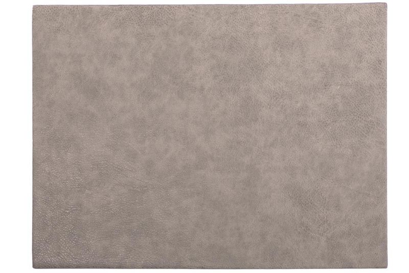 Faux Leather Placemat 4 Pcs. 33x45 cm Gray - Tirolix