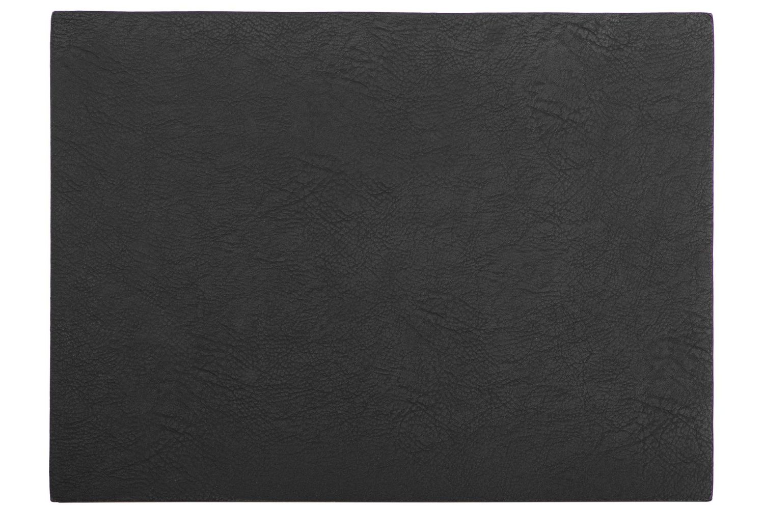 Faux Leather Placemat 4 Pcs. 33x45 cm Black - Tirolix