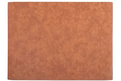 Faux Leather Placemat 33x45 cm Caramel - Tirolix