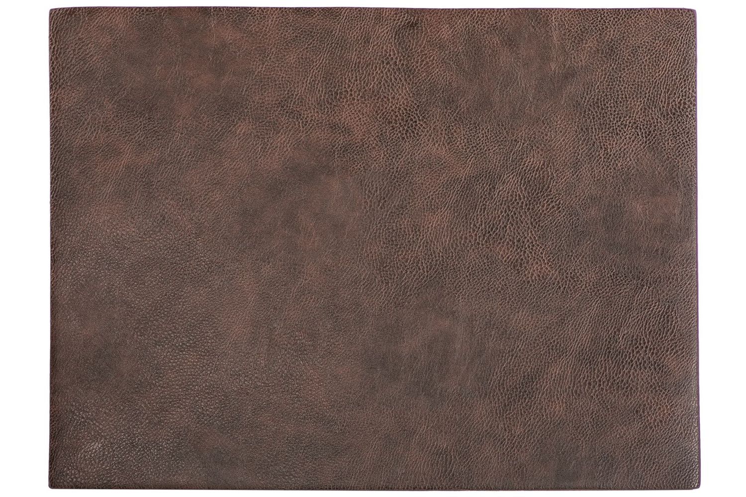 Faux Leather Placemat 33x45 cm Dark Brown - Tirolix