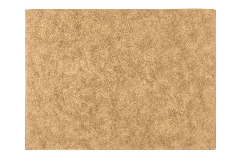 Faux Leather Placemat 33x45 cm Gold - Tirolix